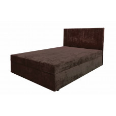 Кровать с матрасом "Атланта" коричневая 120